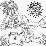 Landscape Coloring Pages Color Getdrawings Drawing Printable sketch template