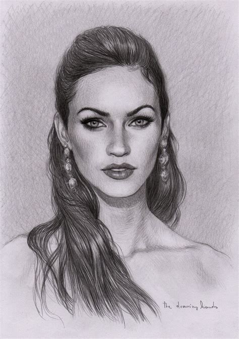Megan Fox By Thedrawinghands On Deviantart ~ Pencil