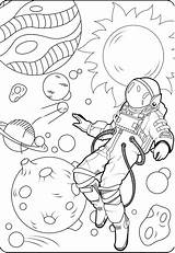 Astronauta Colorir Espacial Weltraum Inclasificable Erwachsene Malbuch Adulti Inclassables Moon Justcolor Weltall Espaço Lua Ausmalbilder Nave Imprimir Adults Astronaut Tulamama sketch template