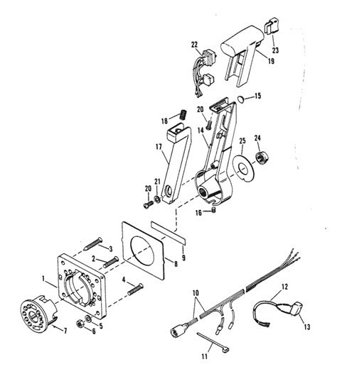 mercury outboard  pin wiring harness diagram knittystashcom