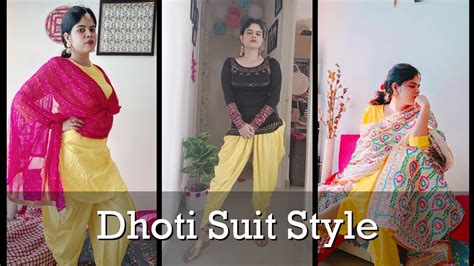 love  wear dhoti suit   awesome combinations