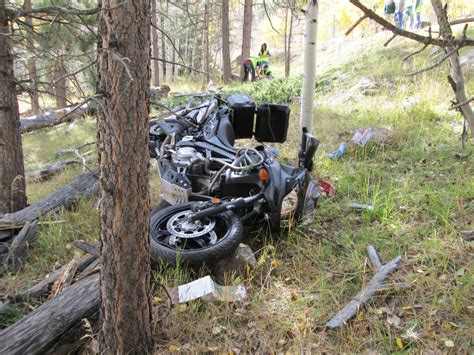 uhp releases   man killed  motorcycle falling tree incident cedar city news