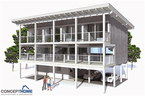 elevated beach house plans