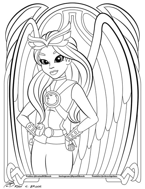 dc super hero girls coloring pages  printable coloring pages