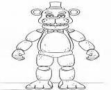 Coloring Fnaf Pages Nights Five Freddy Printable Freddys Golden Toy Foxy Generation Print Info sketch template