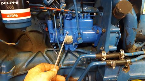 ford  injector pump removalinstall tractorbynet