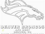 Broncos Denver Coloring Pages Malvorlagen Divyajanani sketch template