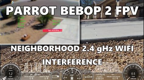 parrot bebop  fpv neighborhood  ghz wifi interference solutions