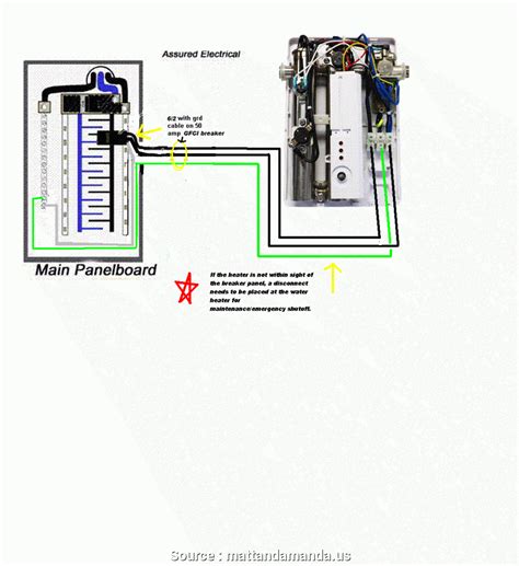 rheem tankless water heater diagram
