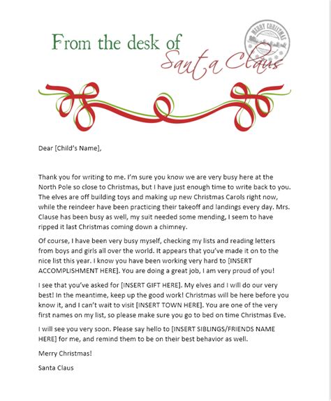printable letters  santa  elves christmas diy santa