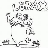 Lorax Seuss Wacky sketch template