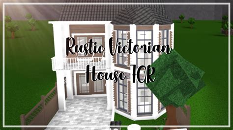 rustic victorian house  bloxburg speedbuild youtube