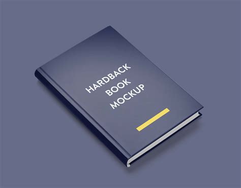 hardback book mockup psd