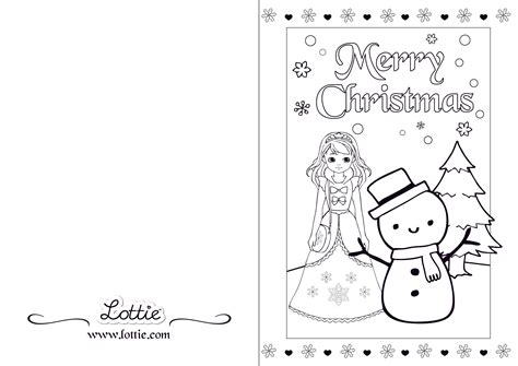 foldable coloring printable christmas cards