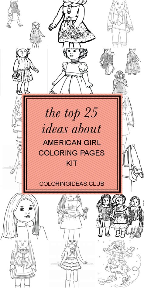 top  ideas  american girl coloring pages kit coloring