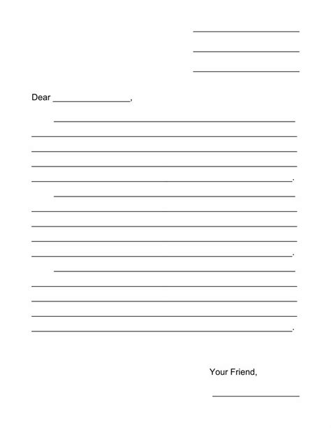 blank letter template printable  printable form templates  letter