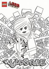 Lego Coloring Movie Pages Printable Library Clipart Wyldstyle sketch template