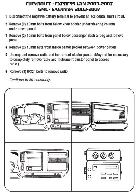 chevrolet express van installation parts car play harness wires kits bluetooth tools