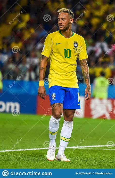Brazilian Superstar Football Player Neymar Jr Editorial