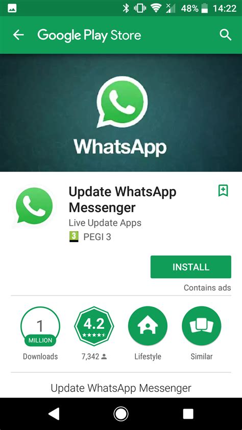 fake whatsapp app   google play store