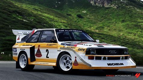 audi audi quattro car rally cars sports car audi sport quattro  forza motorsport