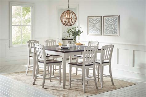 vfm signature orchard park counter height dining table   chairs virginia furniture market
