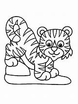 Coloring Pages Baby Para Animales Selva Colorear Tiger Tigers Animals La Color Kids Comments Visit Sheets Cartoon Choose Board Popular sketch template