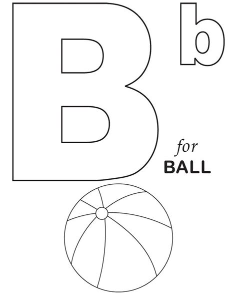 ball coloring pages abc coloring pages kindergarten coloring