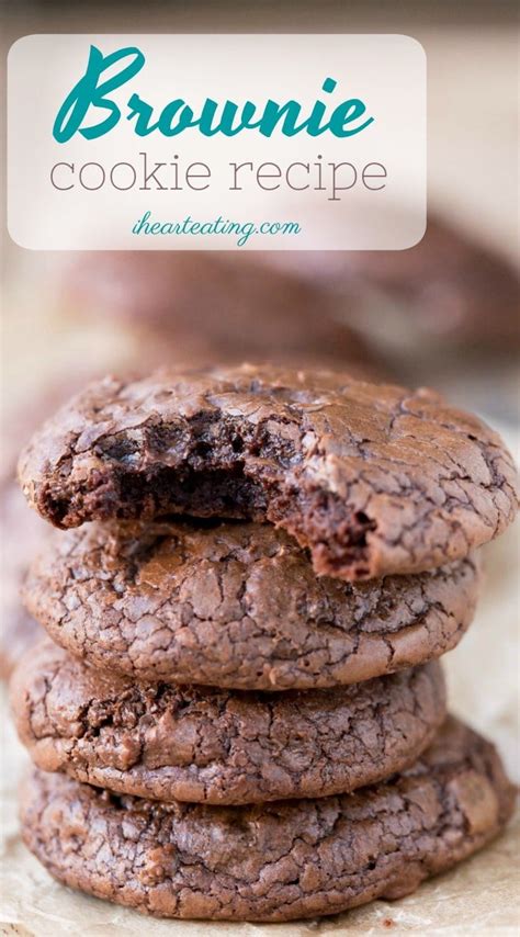 brownie cookie recipe  heart eating