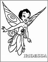 Coloring Disney Iridessa Fairies Pages Fairy Sheet Fun Characters Color Tinkerbell Comments sketch template