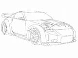 Drift Nissan Car Drawing Cars Gtr Coloring Pages Skyline Draw 350z Drawings Sports Getdrawings Pdf R33 Drif Sport Paintingvalley sketch template
