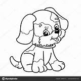 Kleurplaat Tekeningen Hond sketch template