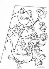 Monsters Monstros Monstruos Companhia Colorir Randall Tegninger Monstres Colorat Cie Malvorlagen Boggs Compania Tigrisor Juntos Claws Ward Universidade Ausmalbilder Films sketch template