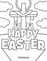 Easter Coloring Pages Printable Cards Happy Printables Print Year Words Church Christianbook Christian Olds sketch template