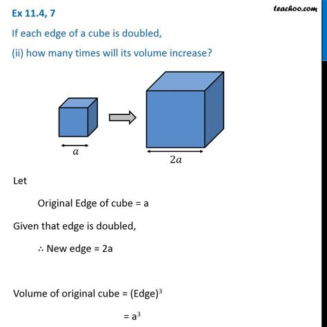 edge   cube  doubled    times