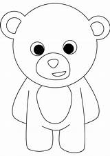 Ours Everfreecoloring Coloriage Coloriages Bears Animaux Teddybear Colorier sketch template