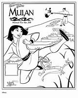 Mulan Coloring Pages Disney Princess Kids Printable Chinese Mushu Cartoons sketch template