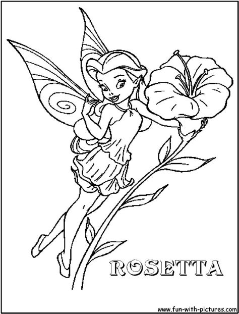 disney fairy rosetta coloring page disney fairies fairy pinterest