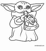Yoda Grogu Mandalorian Crayola sketch template