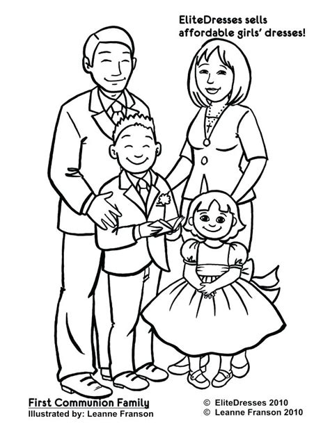 family coloring pages  preschoolers  getcoloringscom