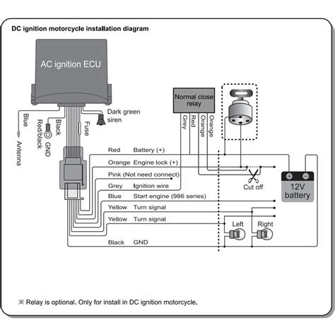 motorcycle alarm system wiring diagram   alarm system honda motorcycle motorcycle