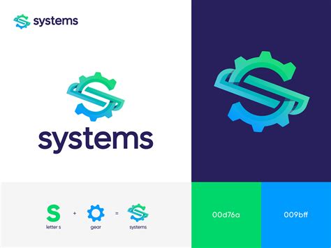 systems logo design concept  milon ahmed  dribbble