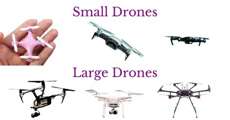 small  large drones   size   drone matter  corona wire