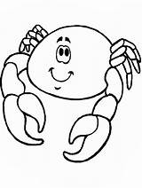 Ausmalbilder Krebse Malvorlagen Animierte Krebs Malvorlage Krabben sketch template
