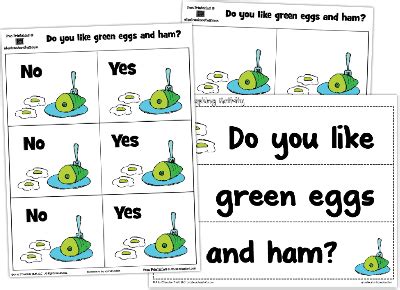 dr seuss green eggs  ham graphing printable    teacher stuff