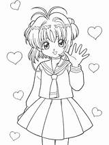 Coloring Pages Moon Sailor Cartoons Cartoon Colorear People Cardcaptors Sakura Para Colouring Cardcaptor Personajes Library Clipart Popular sketch template