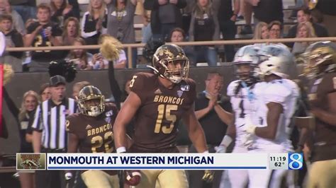 wassink leads western michigan to 1st victory youtube