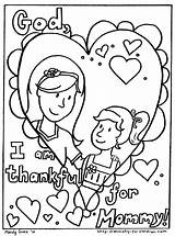 Coloring Mother Mothers Pages Children Ministry Girl Print Pdf Version Easy sketch template