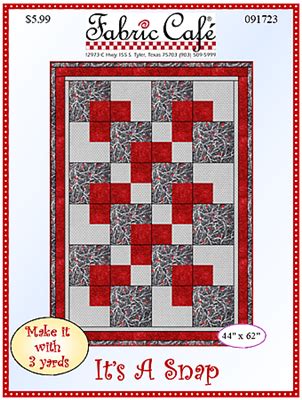 snap downloadable  yard quilt pattern patchwork quilt