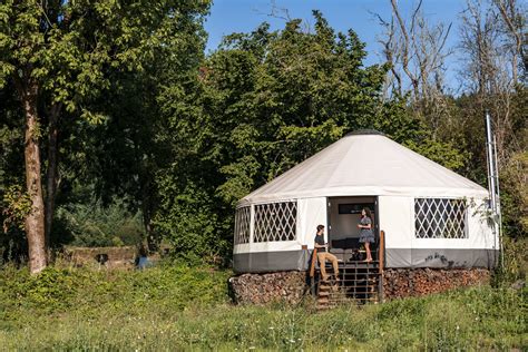 construction diary modern yurt  zach  dwell